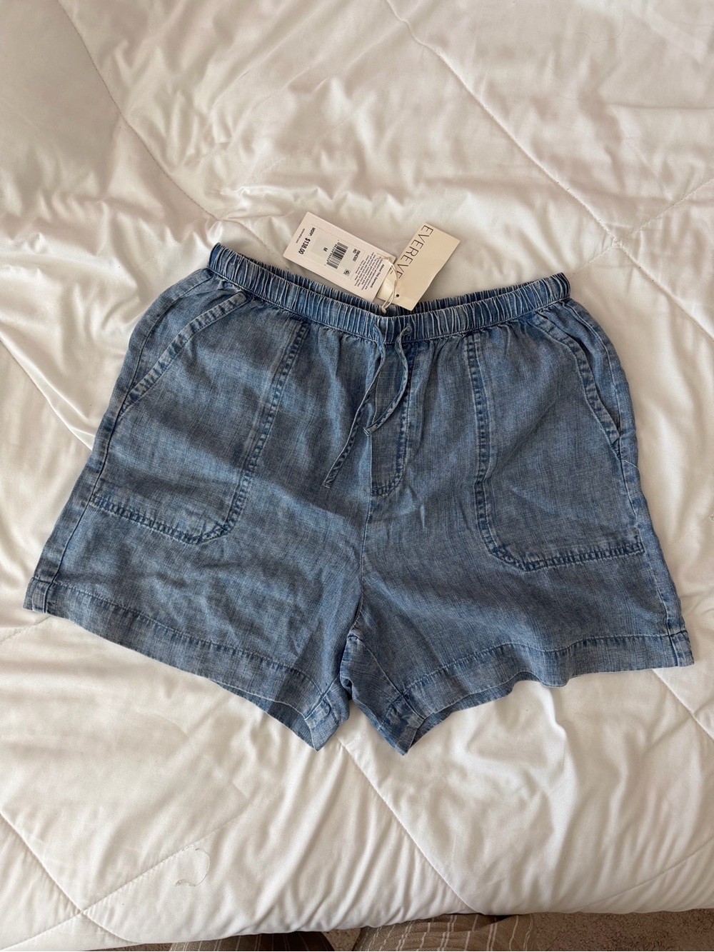 Splendid Light Blue Denim Lounge Shorts